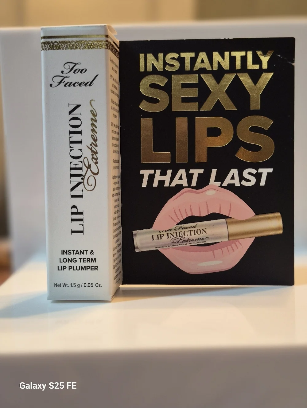 Too Faced Lip Injection Extreme Instant & Long-term Lip Plumper, .05oz (TS), NIB